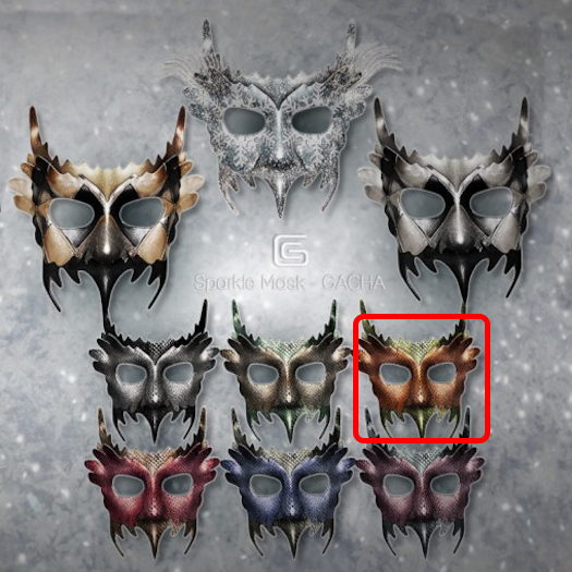 GizzA - Sparkle Mask [Brown]