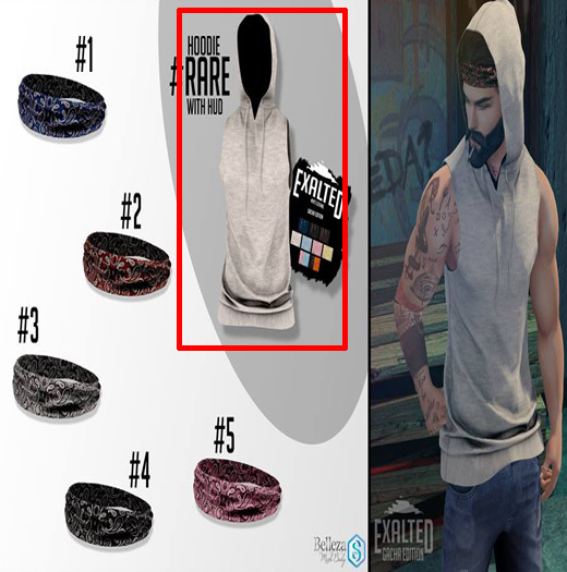 ExalteD - Hoodie {Signature & Belleza} #RARE