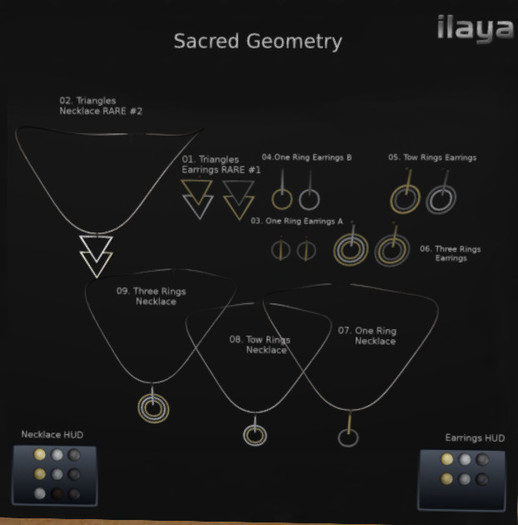 06 [ILAYA] Three Rings Earring