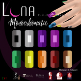 .::LUNA::. Body Art - Monochromatic - Nails
