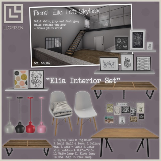 llorisen // elia hanging lamp.white