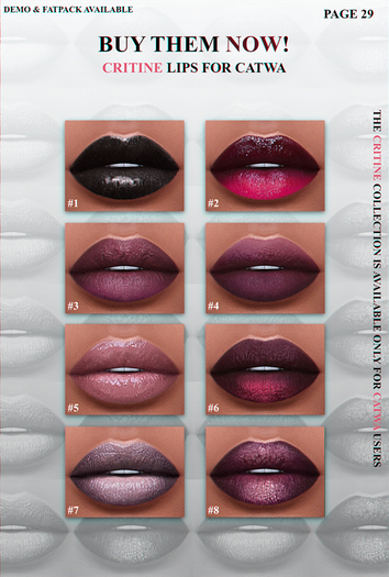 TRES BEAU MAKEUP THE CITRINE LIPS COLLECTION #8