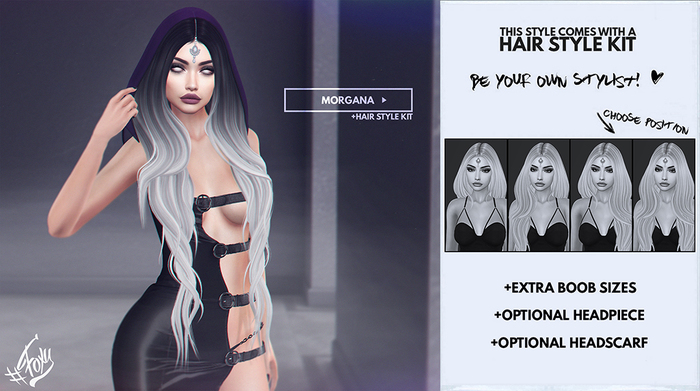 #Foxy - Morgana Hair (Browns)