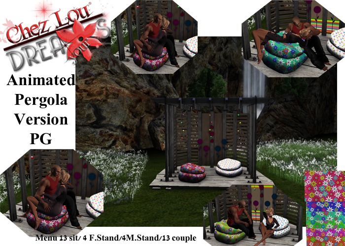 *CL*HUD*WEAR & UNPACK*Animated Pergola PG