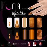 .::LUNA::. Body Art - Metalika - Nails