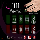 .::LUNA::. Body Art - Snowflakes  - Nails