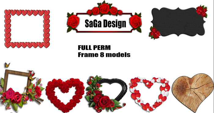 SaGa Design FULL PERM Frame 8 models