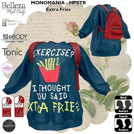 MONOMANIA - HPSTR Extra Fries