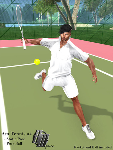 Am Poses Tennis #4 - (Wear)