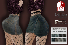 [SAPPHIRE] Denim skirt dirty textures