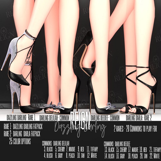 REIGN.- DARLING DELILAH HEELS- (MAITREYA)- #10