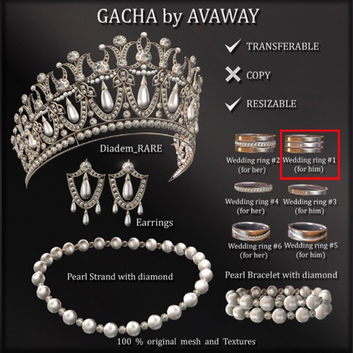 *AvaWay* Wedding ring #1 (for him)