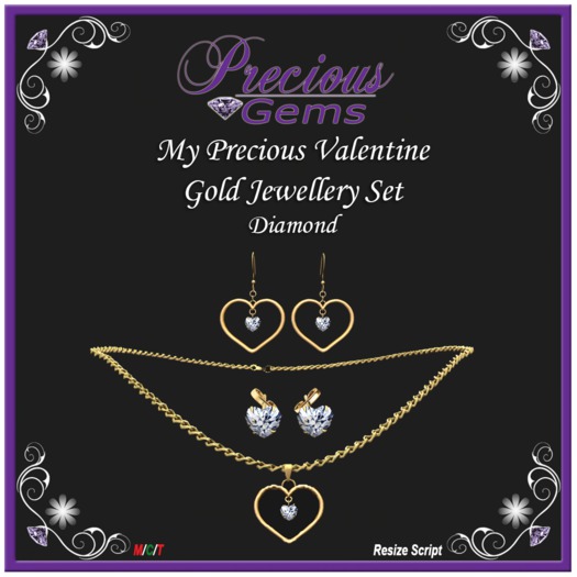 *PG* MPV Gold Jewellery Set - Diamond [Rezz Me]