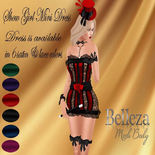 YGTL -BELLEZA -  SHOW GIRL DRESS