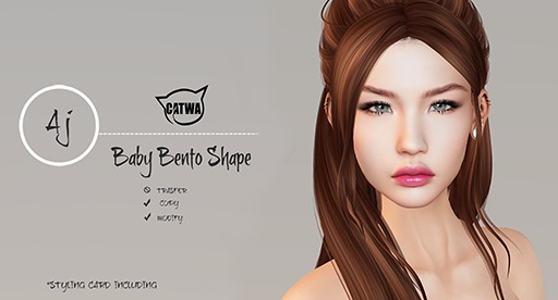 **AJ** - Bento Shape Baby - ( Catwa Catya )
