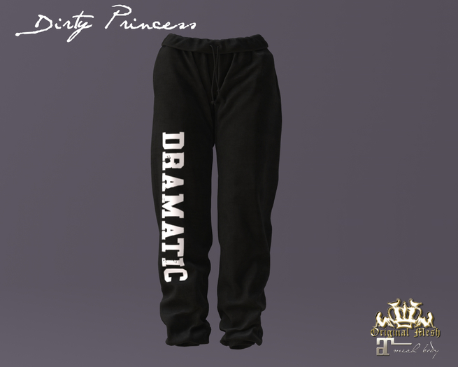 *DP* The Dramatic Princess Sweats HUD ADD ME- BLACK
