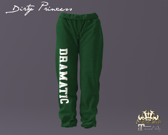 *DP* The Dramatic Princess Sweats HUD ADD ME-GREEN