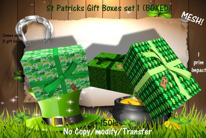 St Patricks Gift Boxes set 1 (BOXED)