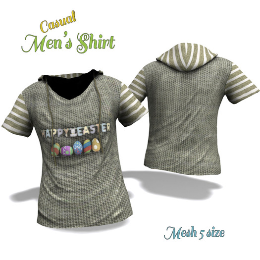 Men's Shirt / Easter Casual Shirt Mesh 5 size
