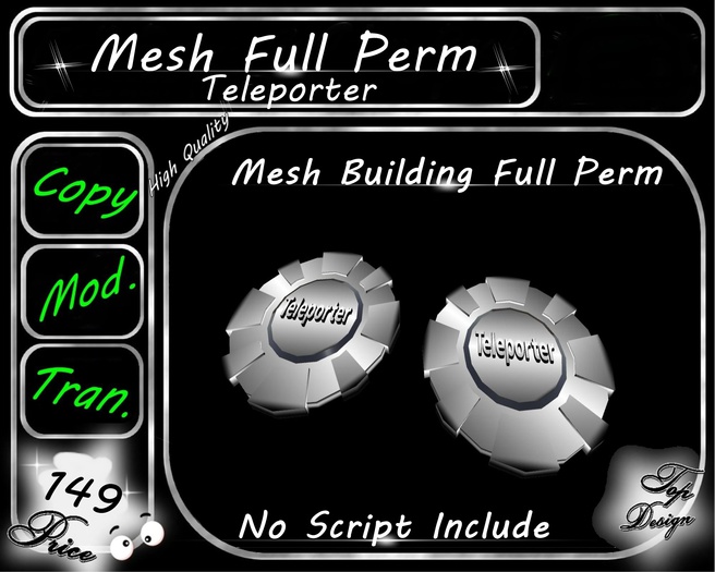 * Teleporter Mesh * FULL PERM *