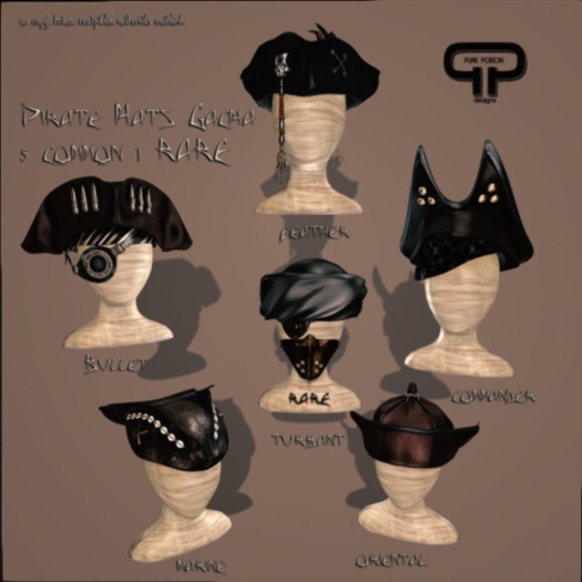 Pure Poison - Turbant Pirate Hat - RARE