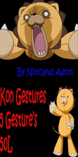 Bleach Kon Gesture Box