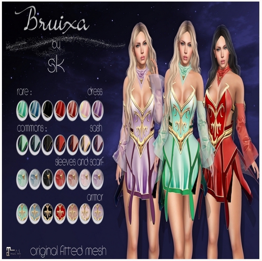 *SK* Bruixa - Complete BLUE Set w/ RARE - Maitreya