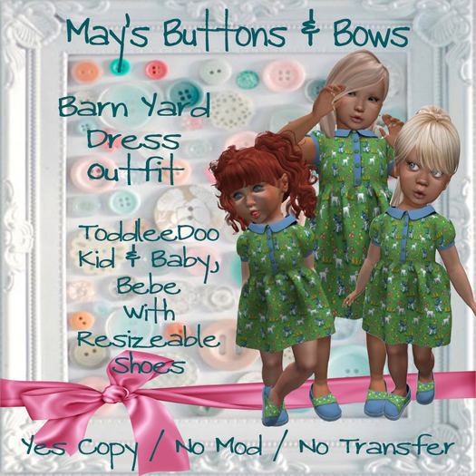 MBB * Barn Yard Dress Outfit (TD&Bebe)