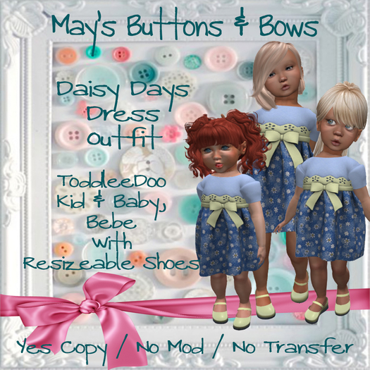 MBB * Daisy Days Dress Outfit (TD&Bebe)