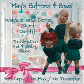 MBB * Waves and Dots Skirt Outfit (TD&Bebe)