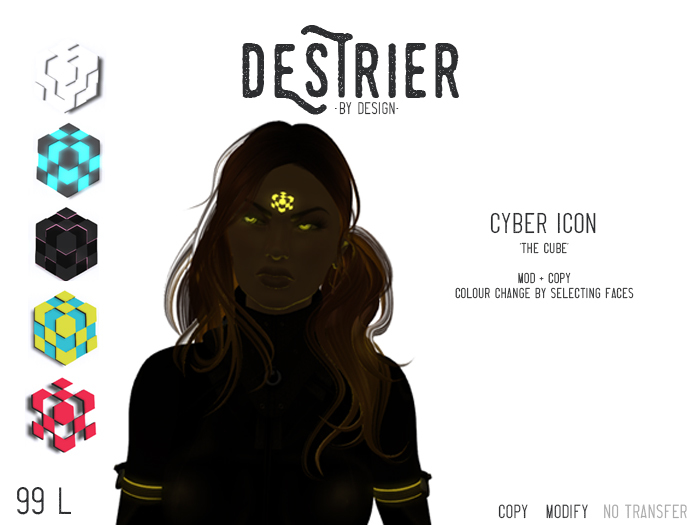 Destrier by Design - Cyber Icon - The Cube (Boxed)