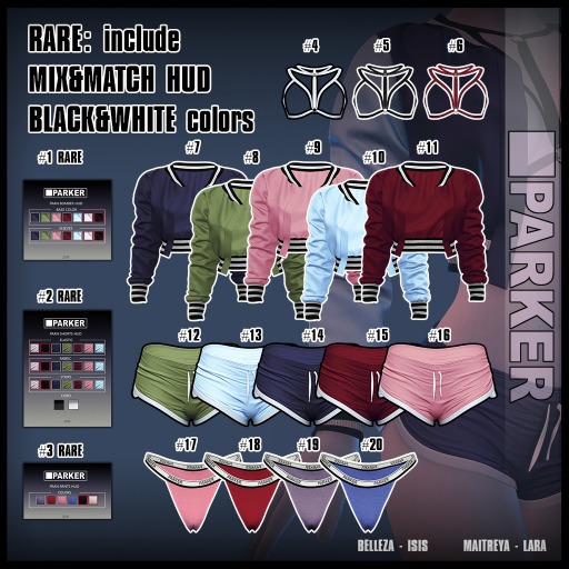 :PARKER: FRAN pants VIOLET #19 (Maitreya)
