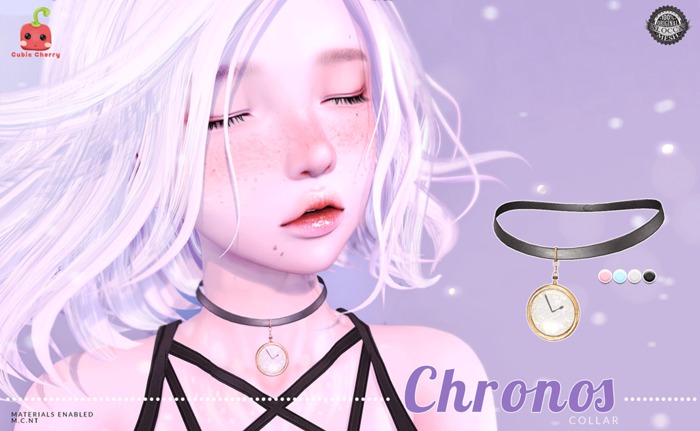 {Chronos} collars fatpack BOX .::Cubic Cherry::.