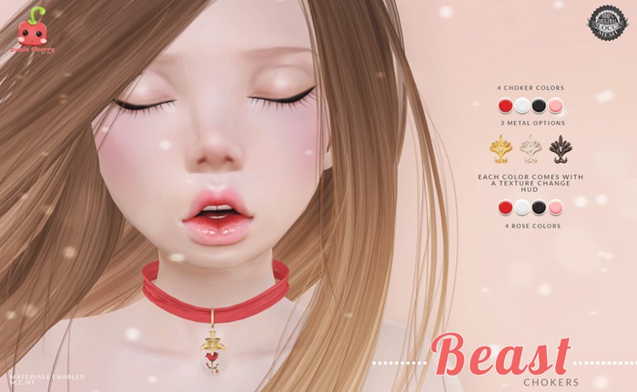 [Cubic Cherry] {Beast} choker - FATPACK (BOX)