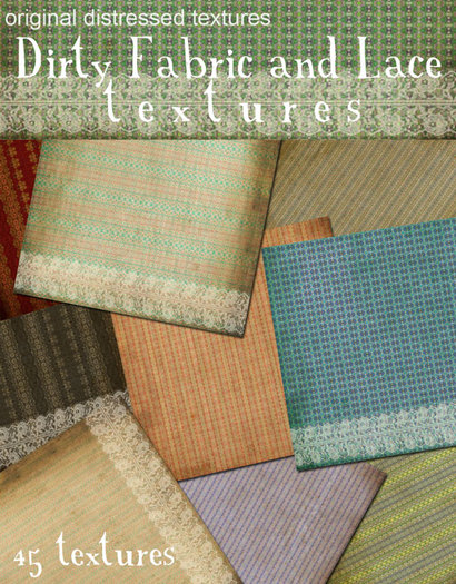 [D] Dirty Fabric and Lace Textures Boxed