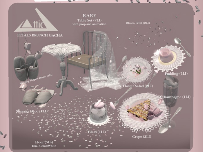 -ATTIC- Petals Brunch - Glass