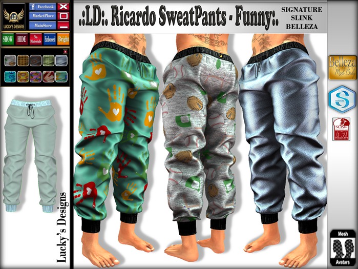 .:LD:. Ricardo SweatPants - Funny:.
