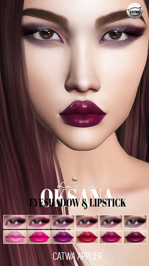 eyeshadow and lipstick set