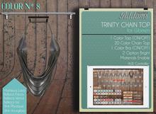 Addams "Trinity" Mesh Chain Top -Maitreya, Belleza, Slink #08