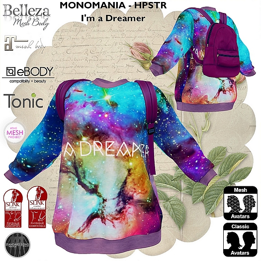 MONOMANIA - HPSTR I'm a Dreamer