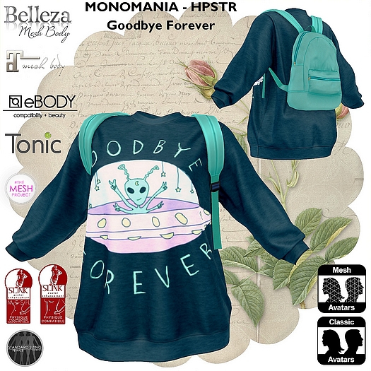 MONOMANIA - HPSTR Goodbye Forever