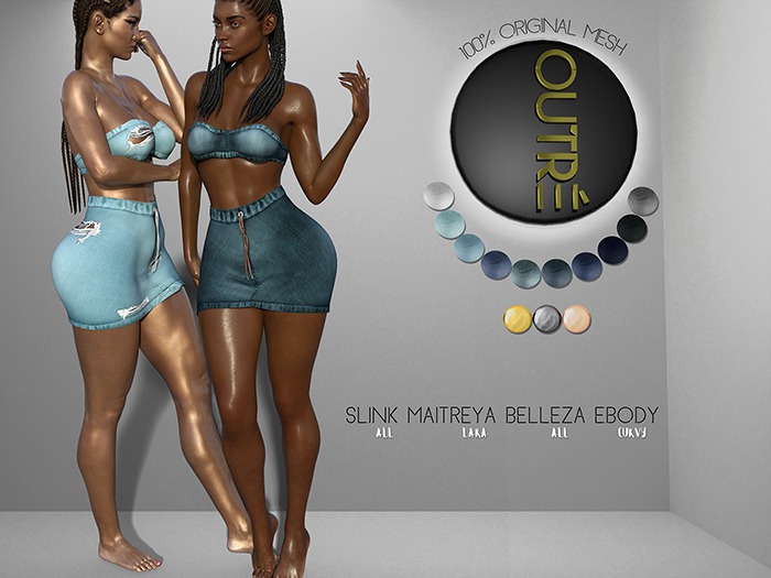 O U T R E  //  Tianna Jean Skirt & Top wRips : FATPACK