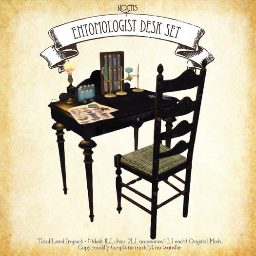 [noctis] Entomologist desk setBOXED