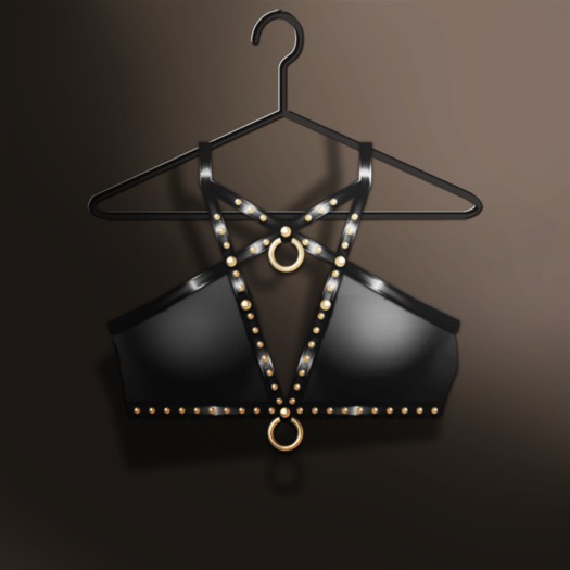 Naive. Mystic Harness Top - Raven