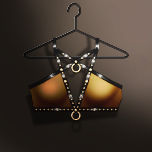 Naive. Mystic Harness Top - Gold