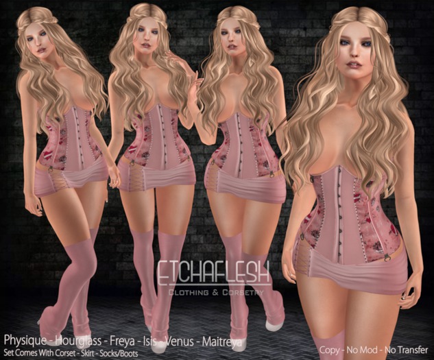 DEMO [Etchaflesh] Reckless Outfit - Rebel Love (Wear)