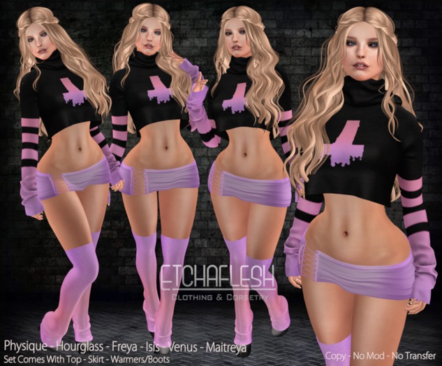 DEMO [Etchaflesh] Flirt Outfit - Posession (Wear)
