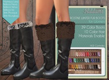 Addams "Frostine" Winter Boots Mesh -Maitreya, Slink, Belleza #FATPACK