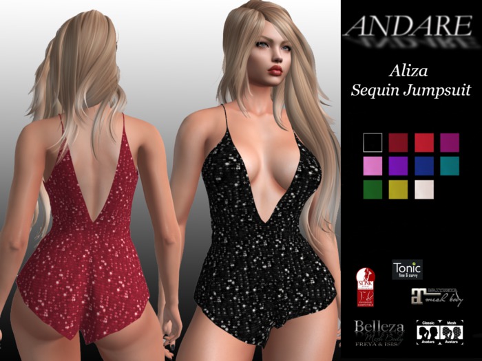 Andare - Aliza Sequin Jumpsuit PACK