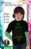 {M} Hope Faith Love Luck Shirt [Unpacker HUD]